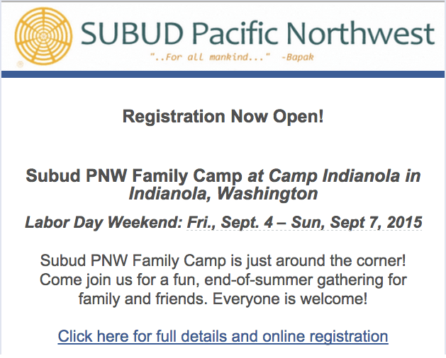 Subud Family Camp 2015