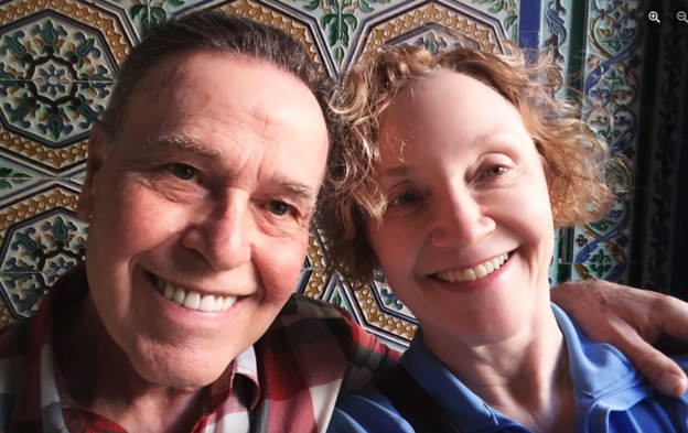 Evan and Annie Padilla in Seville Spain 2019